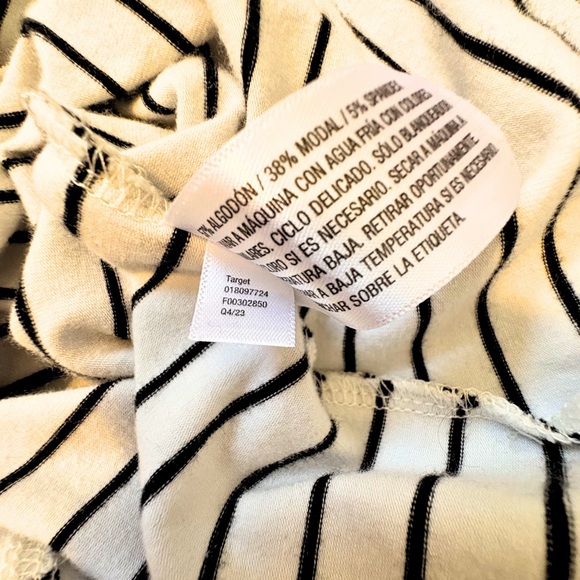 A New Day Target Black & White
Striped Sleeveless Midi T-Shirt Dress Size S - Picture 9 of 9